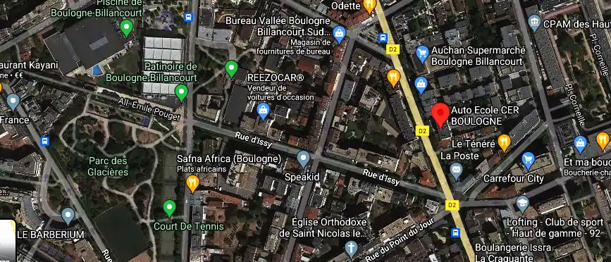 Permis auto Ecole à Boulogne-Billancourt