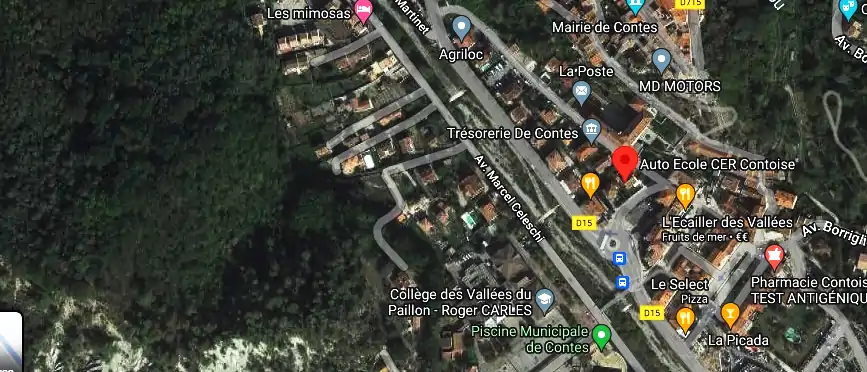 Permis auto Ecole à Contes