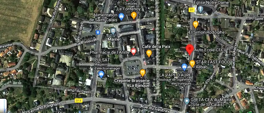 Permis auto Ecole à Saint-Calais