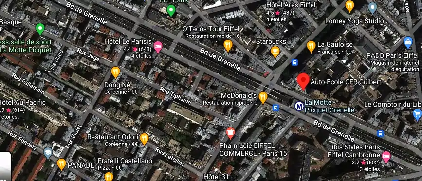 Permis auto Ecole à Paris