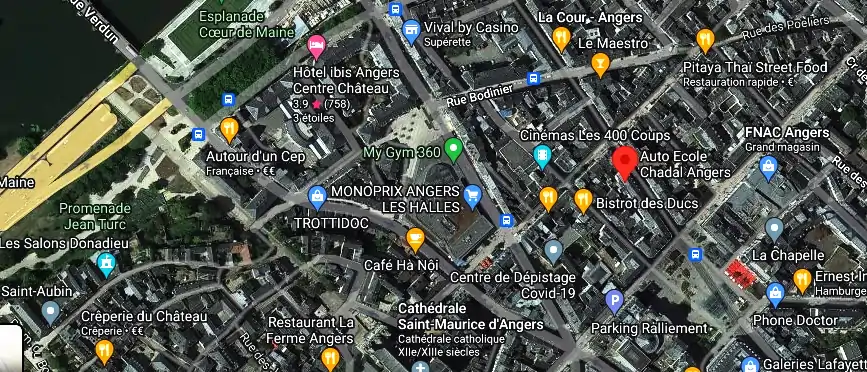 Permis auto Ecole à Angers