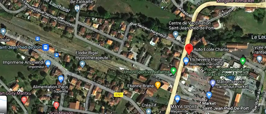 Permis auto Ecole à Saint-Jean-Pied-de-Port