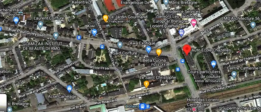 Permis auto Ecole à Lorient