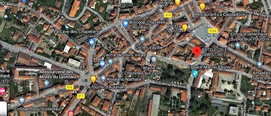 Permis auto Ecole à Chazelles-sur-Lyon