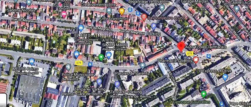 Permis auto Ecole à Reims