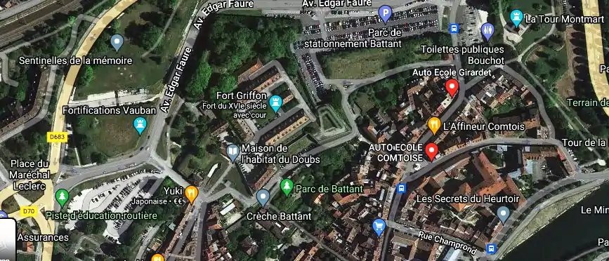 AUTO ECOLE COMTOISE à Besançon