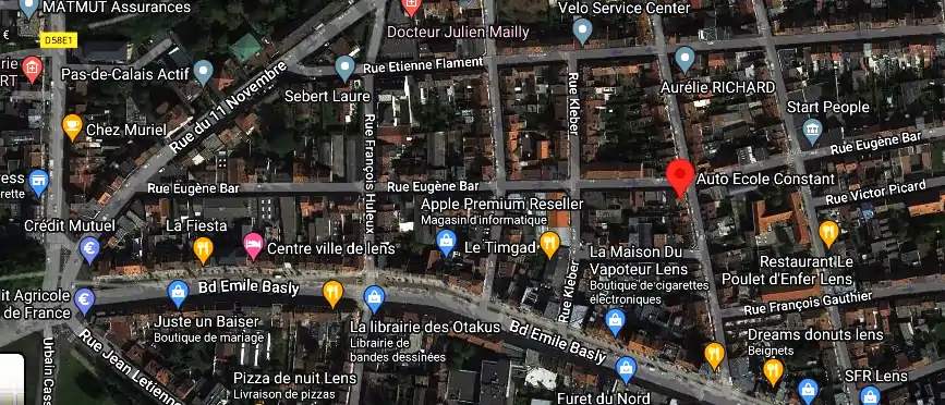 Permis auto Ecole à Lens