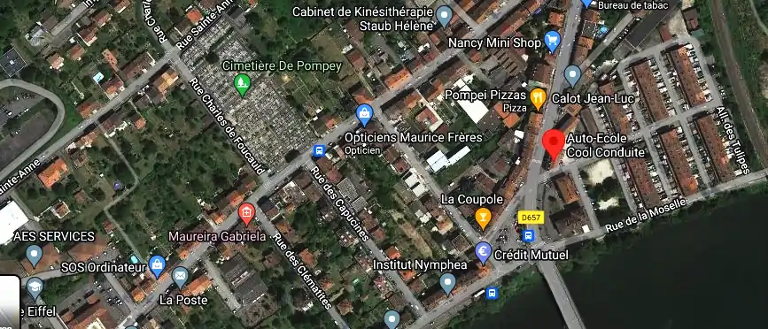 Permis auto Ecole à Pompey