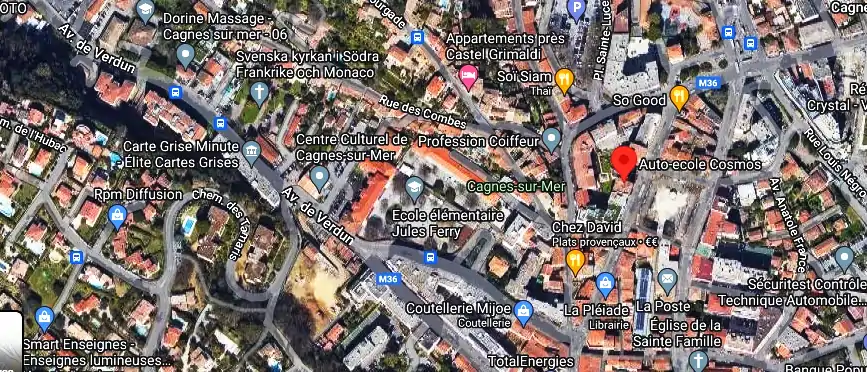 Permis auto Ecole à Cagnes-sur-Mer