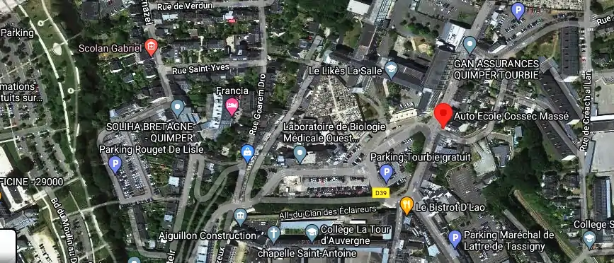 Permis auto Ecole à Quimper