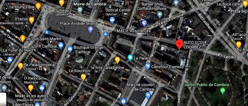 Permis auto Ecole à Cambrai