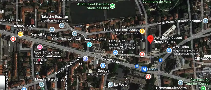 Permis auto Ecole à Villeurbanne