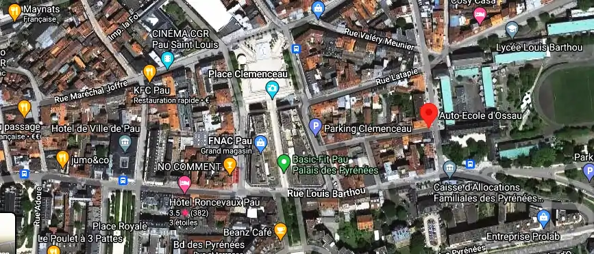 Permis auto Ecole à Pau