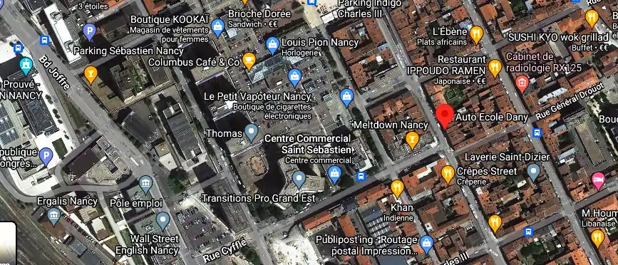 Permis auto Ecole à Nancy