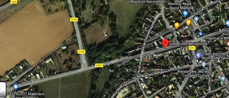 Permis auto Ecole à Damville