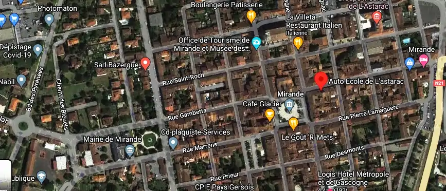 Permis auto Ecole à Mirande