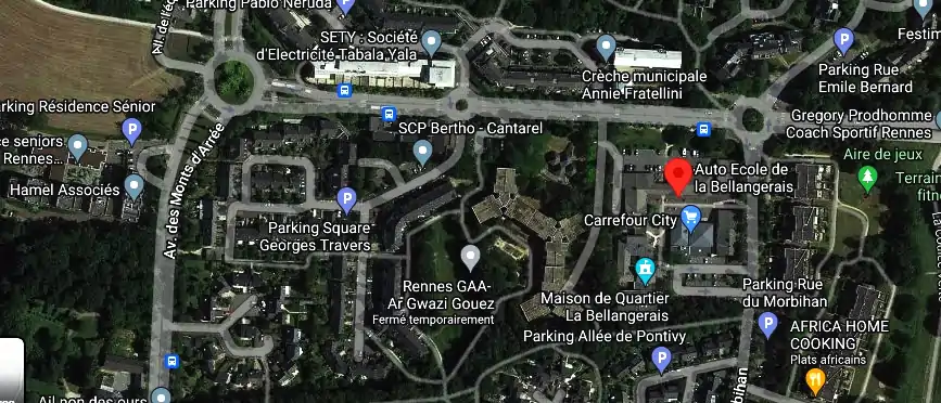 Permis auto Ecole à Rennes