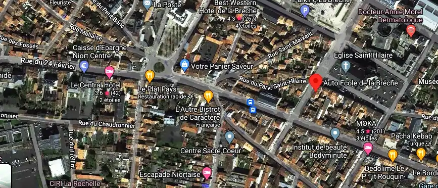 Permis auto Ecole à Niort