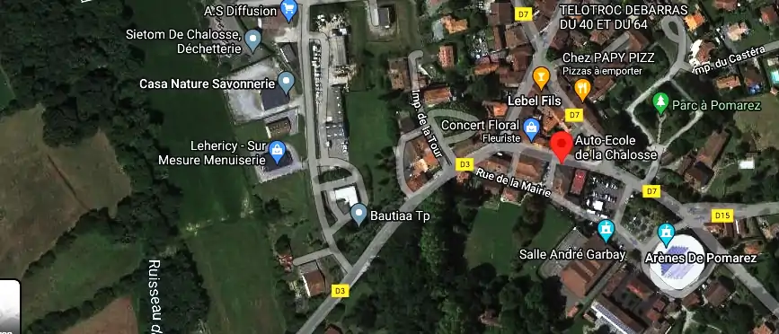 Permis auto Ecole à Pomarez