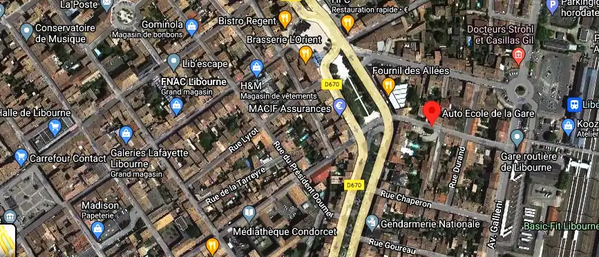 Permis auto Ecole à Libourne