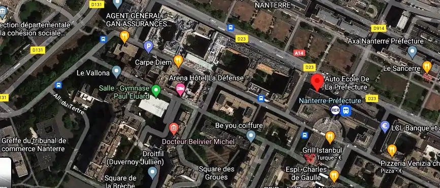 Permis auto Ecole à Nanterre