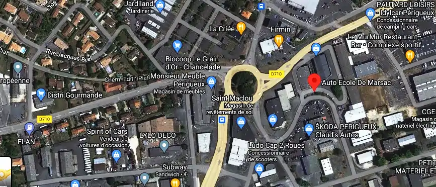 Permis auto Ecole à Marsac-sur-l'Isle