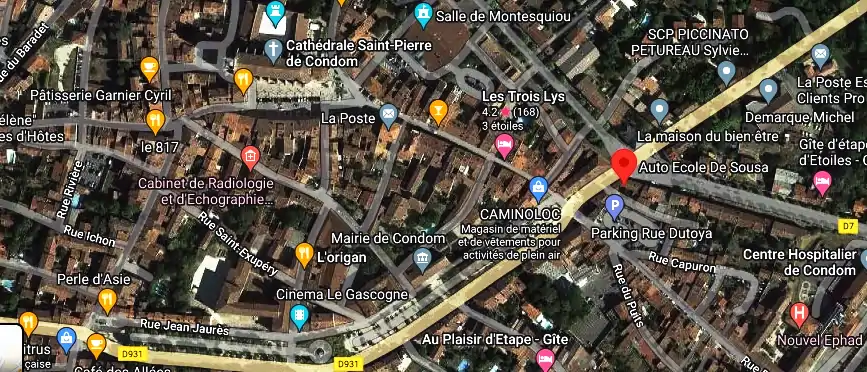 Permis auto Ecole à Condom