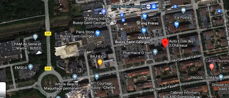 Permis auto Ecole à Bussy-Saint-Georges