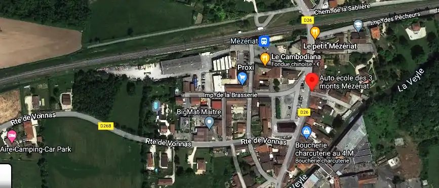 Permis auto Ecole à Mézériat