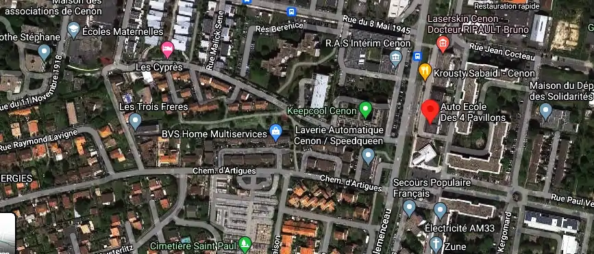 Auto Ecole Des 4 Pavillons à Cenon