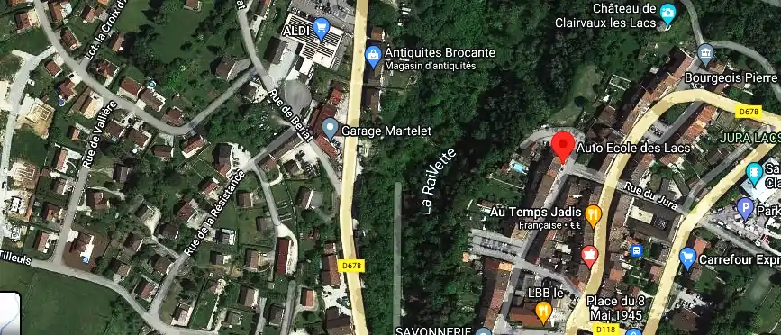 Permis auto Ecole à Clairvaux-les-Lacs