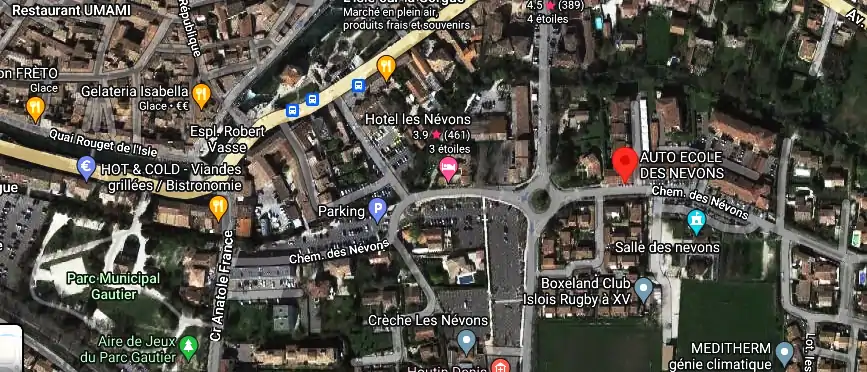 AUTO ECOLE DES NEVONS à L'Isle-sur-la-Sorgue