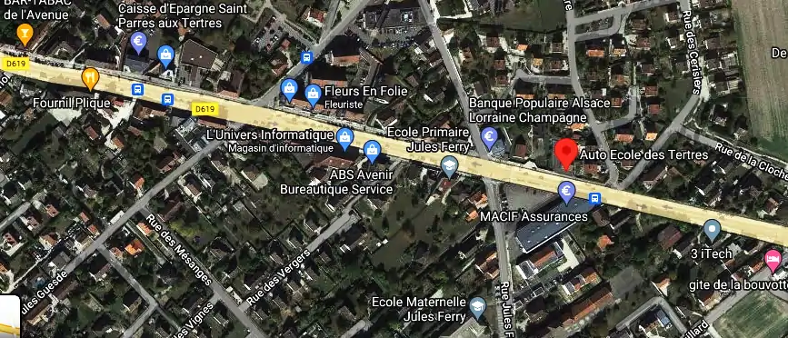 Permis auto Ecole à Saint-Parres-aux-Tertres