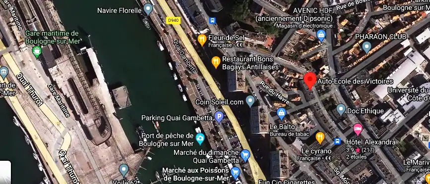 Permis auto Ecole à Boulogne-sur-Mer