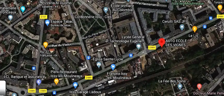 Permis auto Ecole à Issy-les-Moulineaux