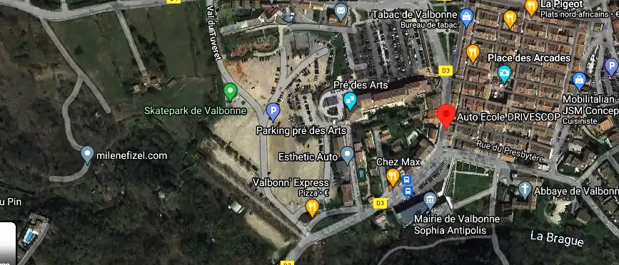 Permis auto Ecole à Valbonne