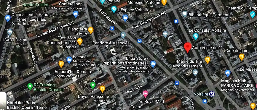 Permis auto Ecole à Paris