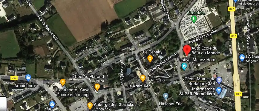 Permis auto Ecole à Plomodiern