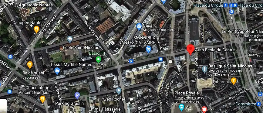 Permis auto Ecole à Nantes