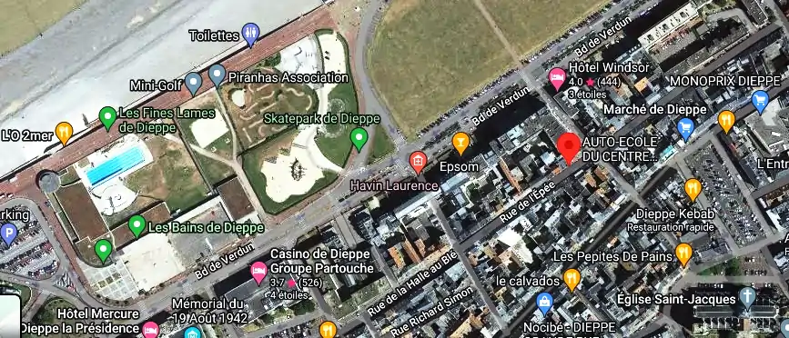 Permis auto Ecole à Dieppe