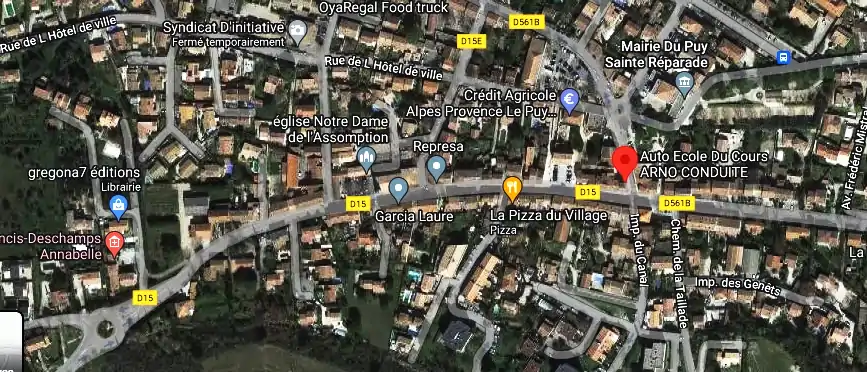 Permis auto Ecole à Le Puy-Sainte-Réparade