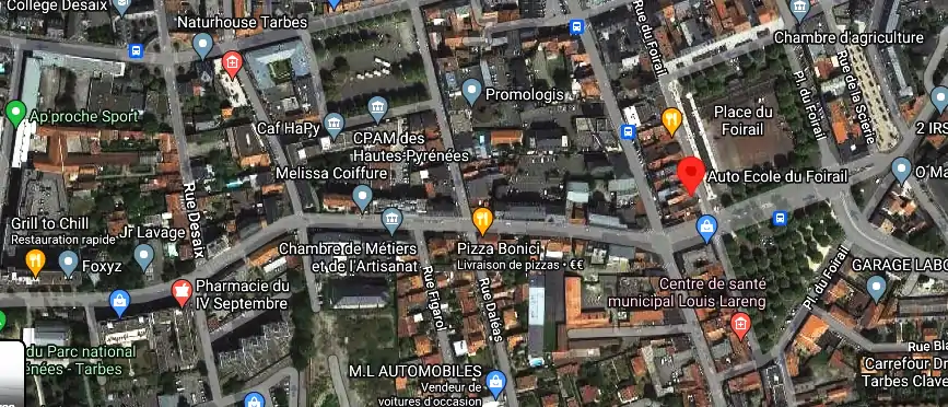 Permis auto Ecole à Tarbes