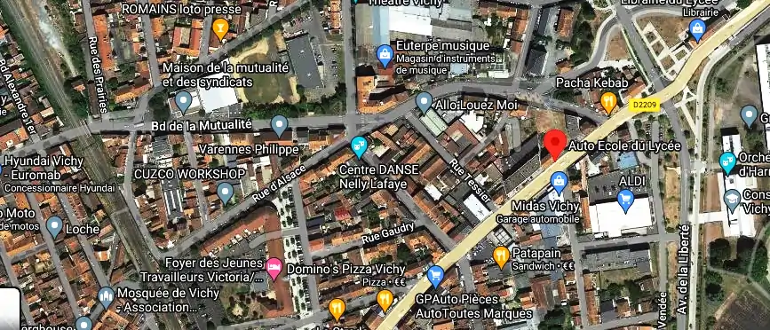 Permis auto Ecole à Vichy