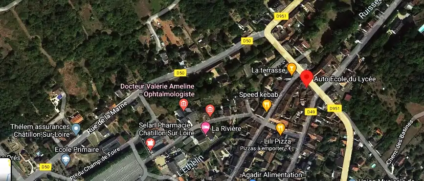 Permis auto Ecole à Châtillon-sur-Loire