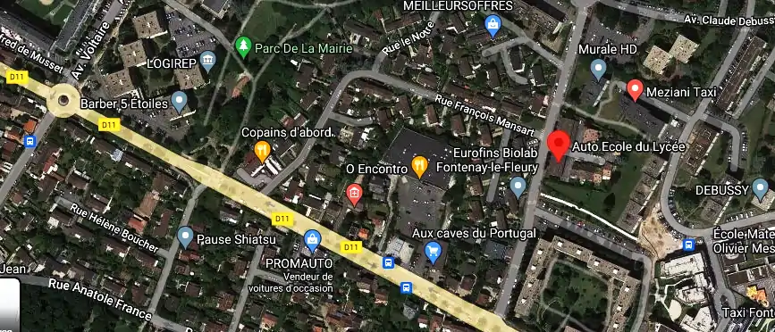 Permis auto Ecole à Fontenay-le-Fleury