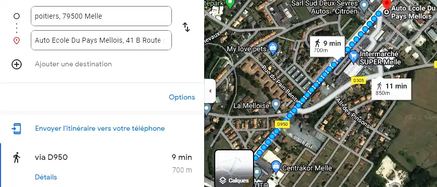 Permis auto Ecole à Melle