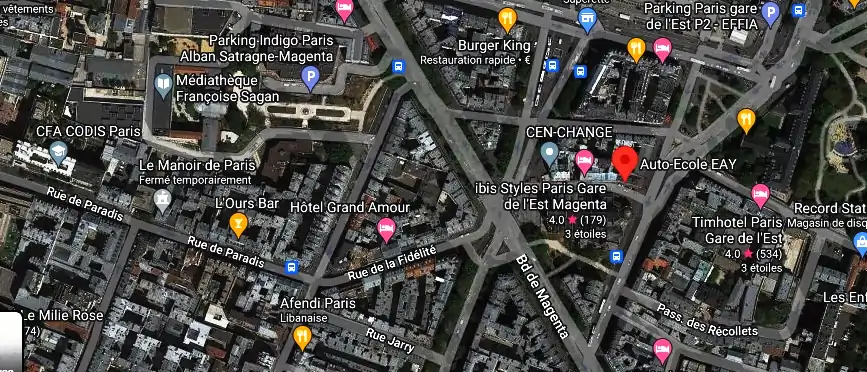 Permis auto Ecole à Paris