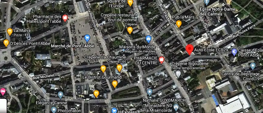 Permis auto Ecole à Pont-l'Abbé