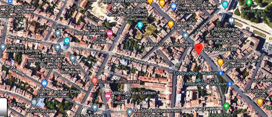 Permis auto Ecole à Bordeaux