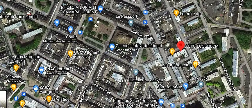 Permis auto Ecole à Lorient